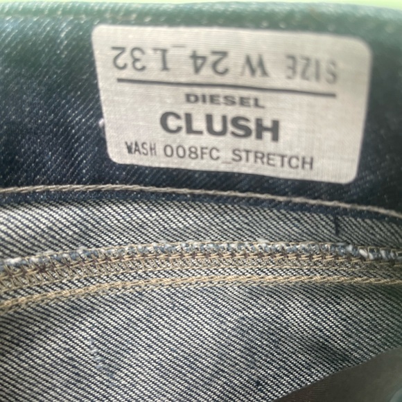 Diesel Woman’s Dark Blue Vintage CLUSH Jeans size 24 New With Tags - Picture 16 of 16